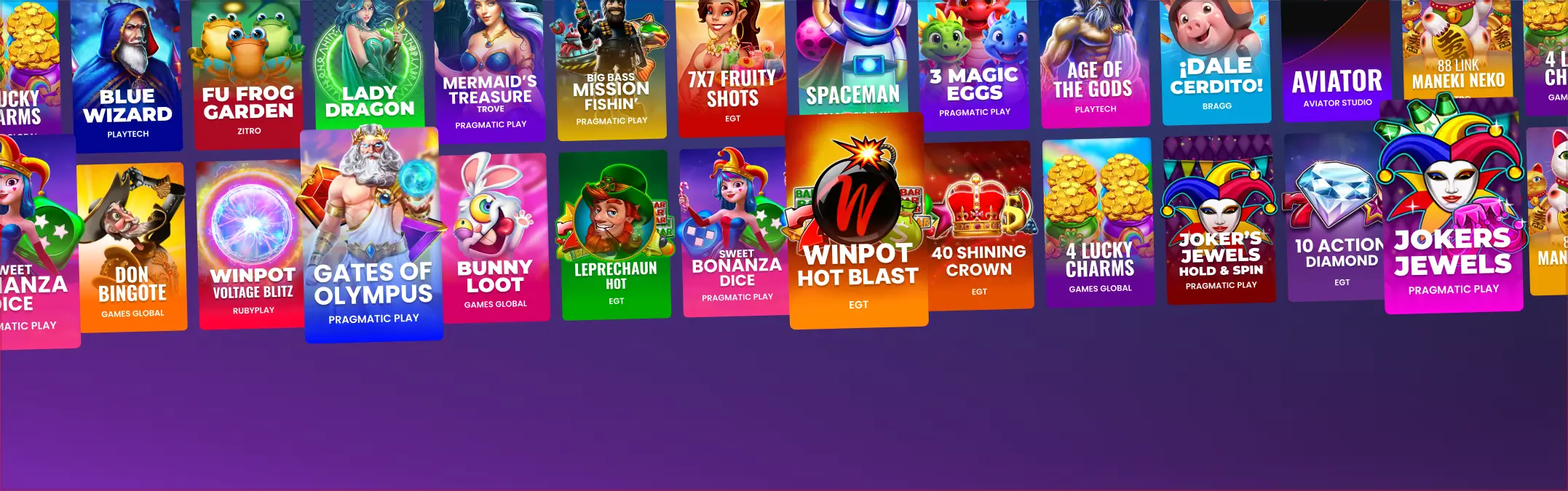 Juegos populares de Winpot